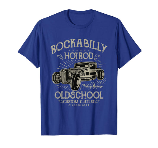 1950s Rockabilly Hotrod TShirt Psychobilly Vintage Car