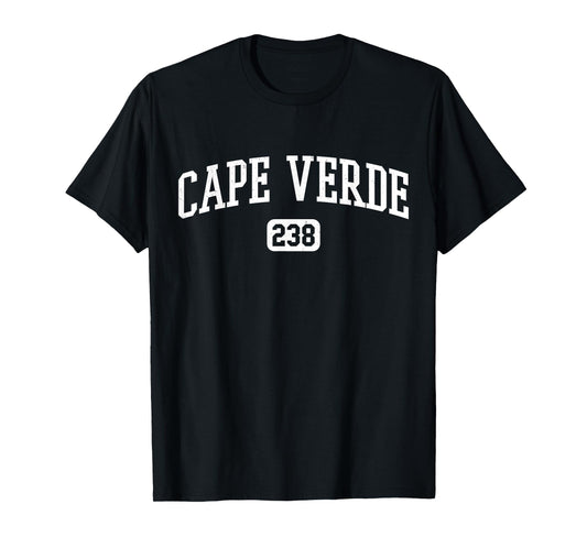 238 Cape Verde Country Area Code Verdian Verdean Pride T-Shirt
