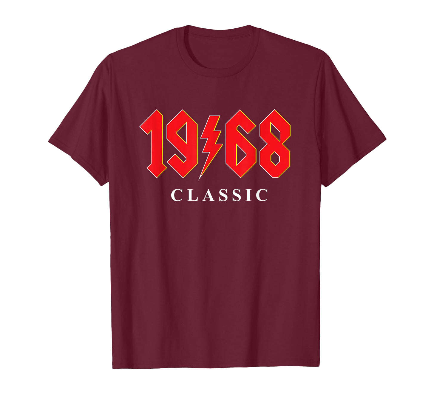 1968 Classic Rock 55th Birthday Gift for Men turning 55 T-Shirt