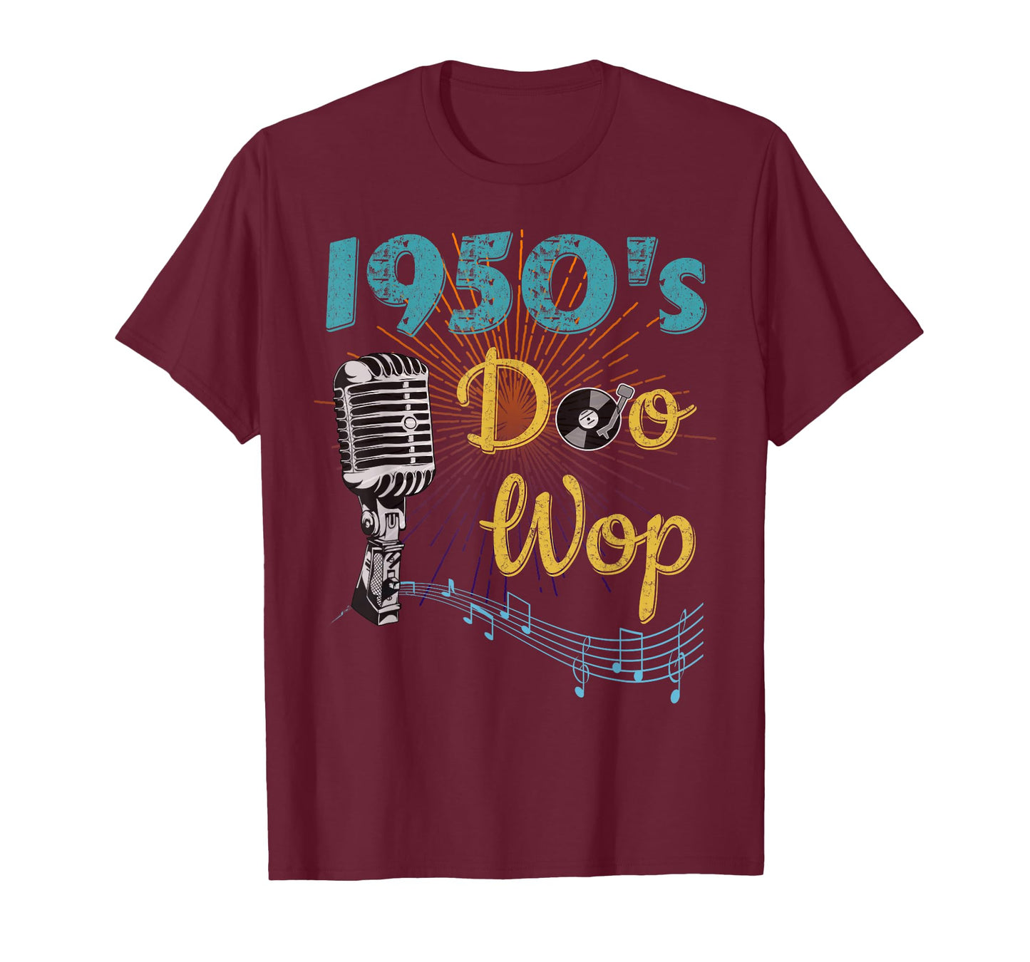 1950s Doo Wop Retro Vintage T-Shirt