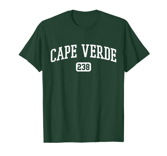 238 Cape Verde Country Area Code Verdian Verdean Pride T-Shirt