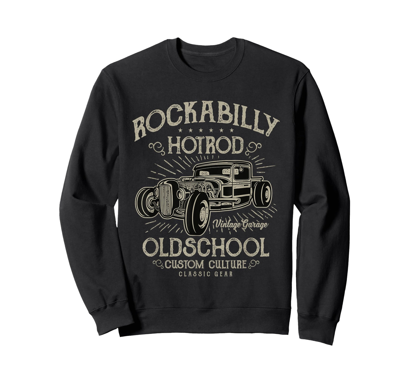 1950s Rockabilly Hotrod TShirt Psychobilly Vintage Car