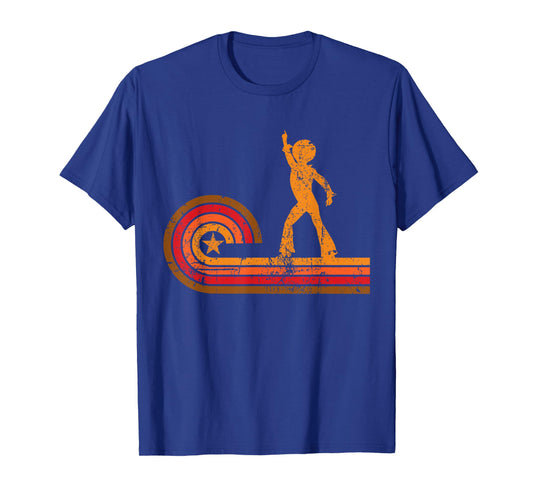 1970's Retro Style Disco Dancer Silhouette Disco T-Shirt