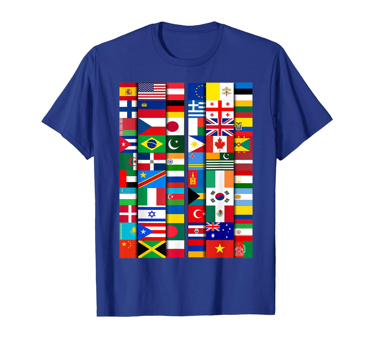 60 Flags of the Countries of the World, Global Unity T-Shirt