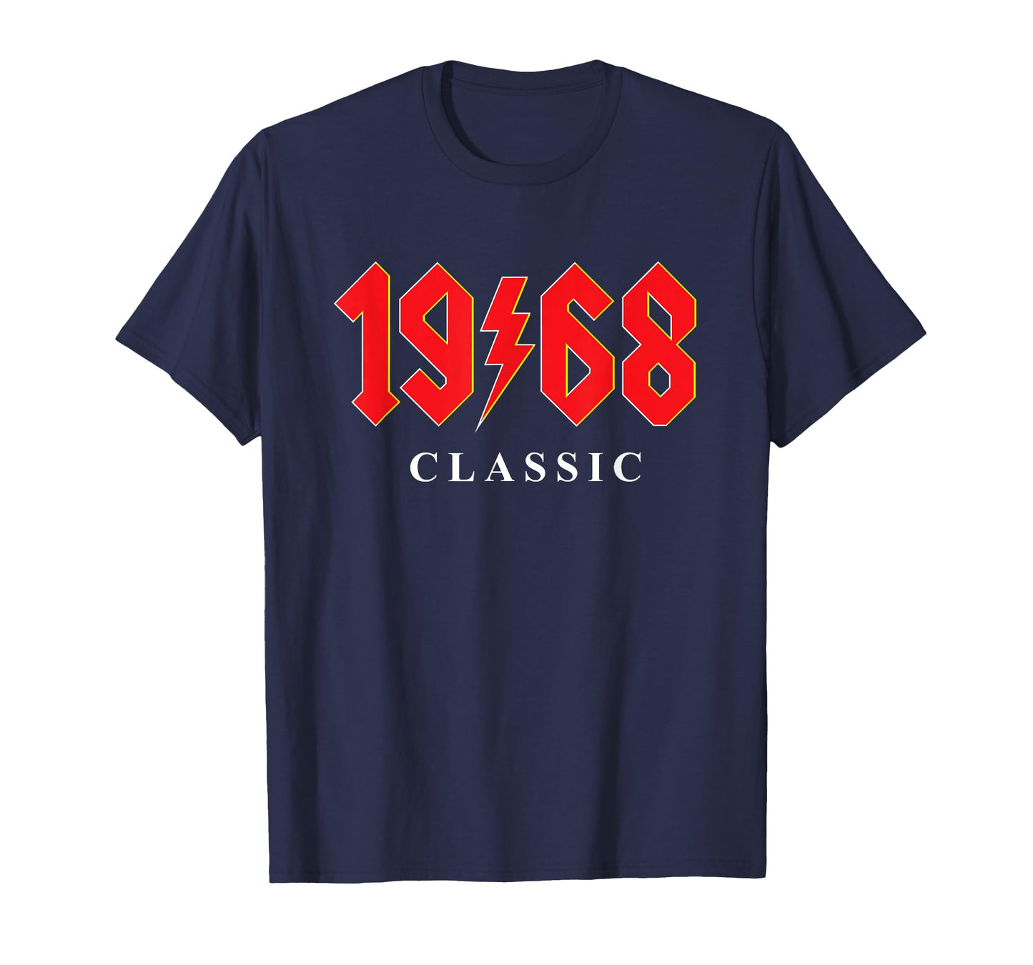 1968 Classic Rock 55th Birthday Gift for Men turning 55 T-Shirt