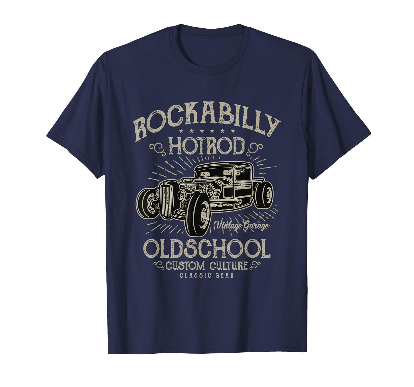 1950s Rockabilly Hotrod TShirt Psychobilly Vintage Car
