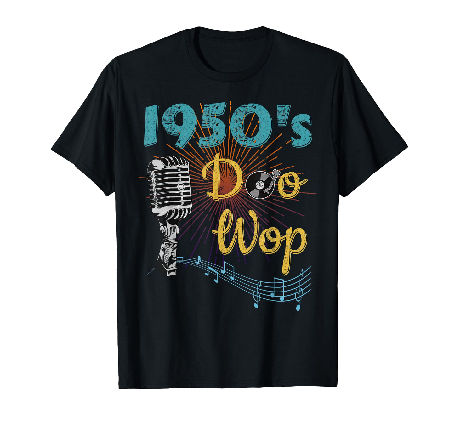1950s Doo Wop Retro Vintage T-Shirt